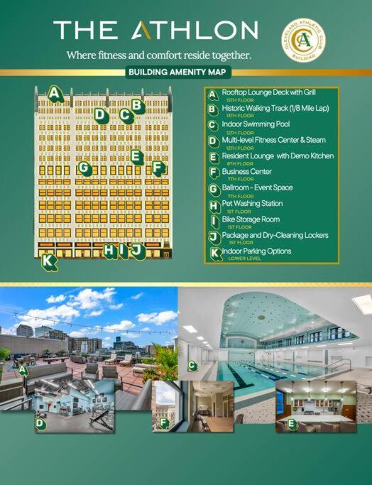 Appartamento 2Br Unit In The Heart Of Dt On Playhouse Square, With Pool And Gym Access-1106 Cleveland Esterno foto